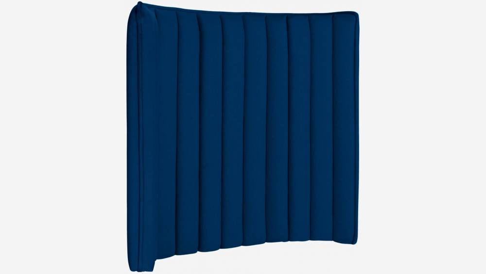 Tête de lit en laine 130 x 99 cm - Bleu