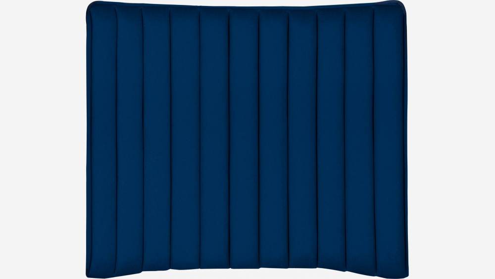 Tête de lit en laine 130 x 99 cm - Bleu