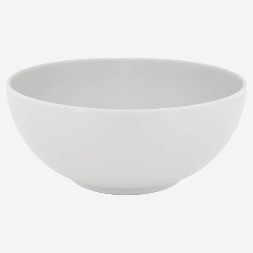 Saladier en porcelaine - 20 cm - Blanc - Design by Queensberry & Hunt