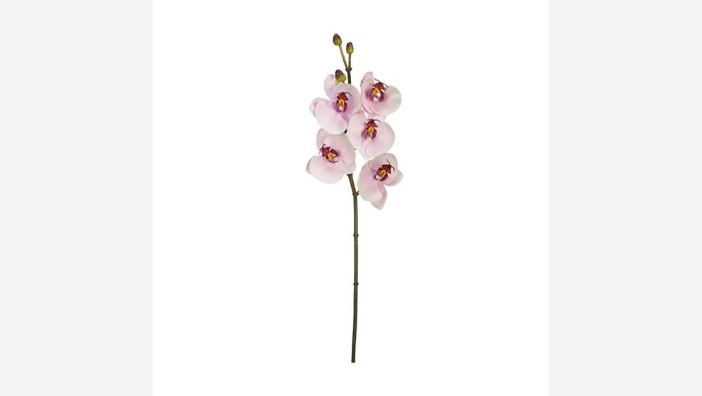 Orchidée phalaenopsis artificielle 43cm rose