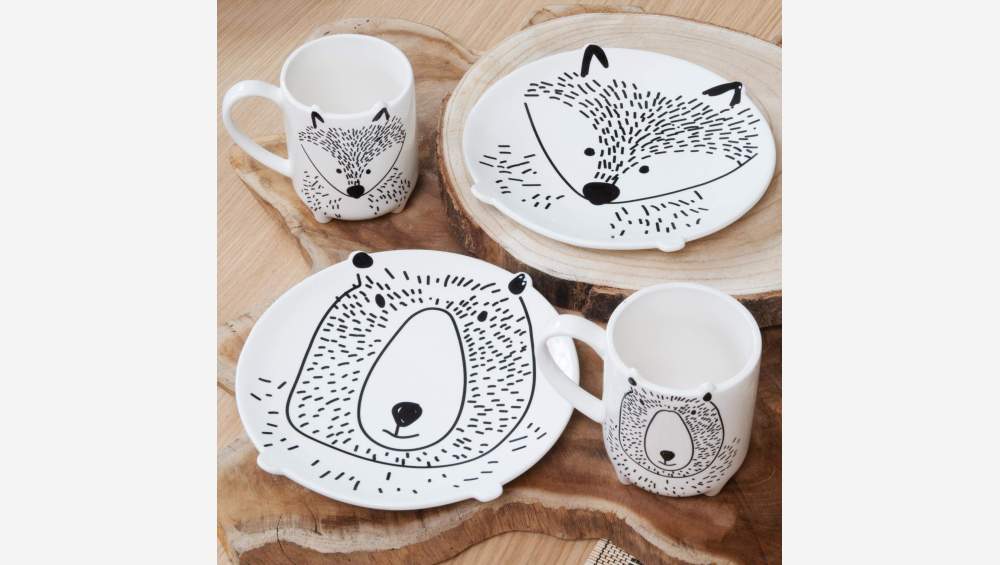 Mug en porcelaine - Motif renard