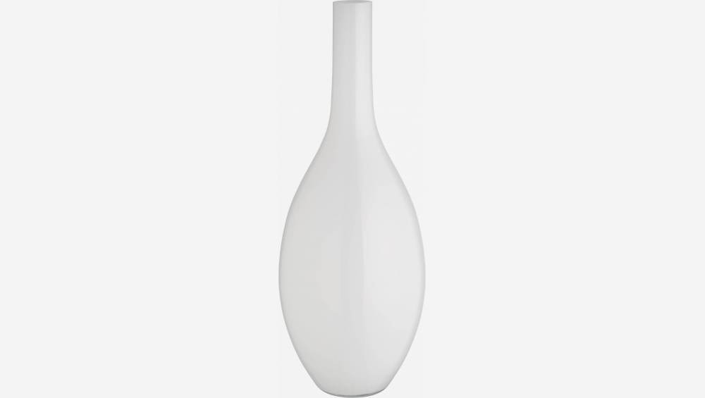 Vase en verre - 70 cm - Blanc