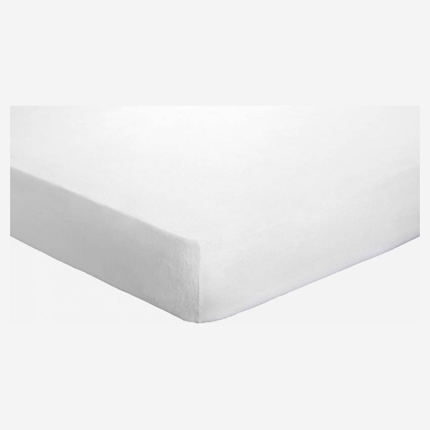 Protège matelas en coton gratté - 160 x 200 cm