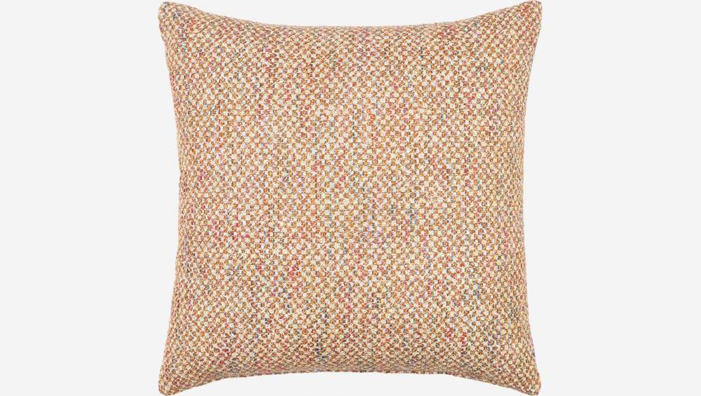 Coussin en tissu Bellagio Orange - 47x47 cm