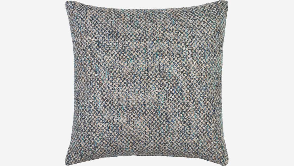 Coussin en tissu Bellagio Gris Bleu - 47x47 cm