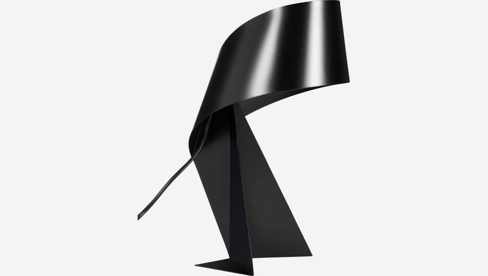 Lampe de table en métal - Noir - 52 cm