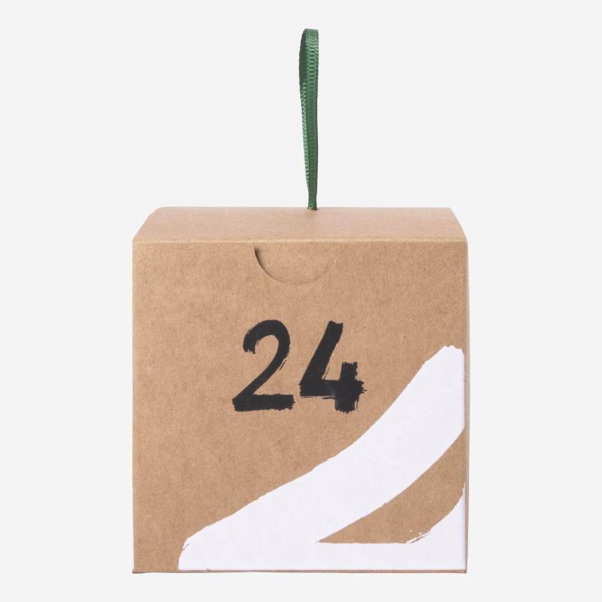 Calendrier de l'avent en papier - 24 boîtes - Design by Habitat Design Studio