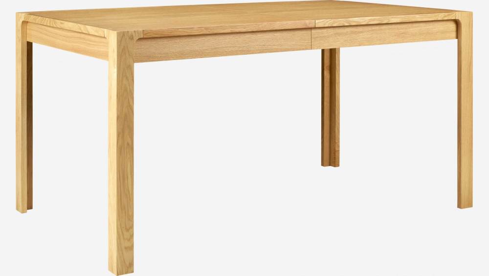 Table rectangulaire extensible en chêne