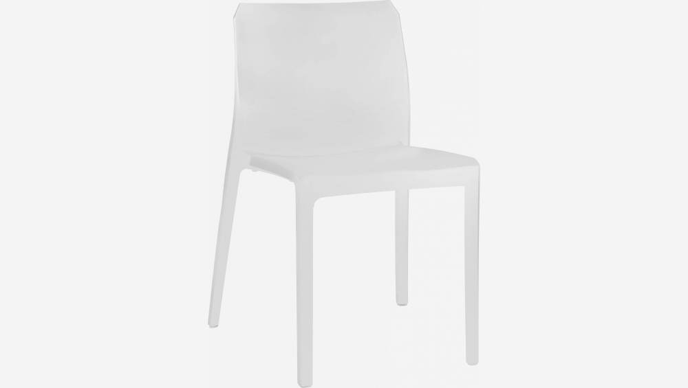 Chaise  en polypropylène et  fibre de verre - Blanc