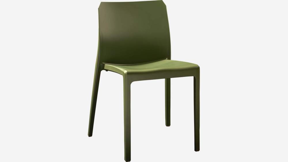 Chaise  en polypropylène et  fibre de verre - Vert