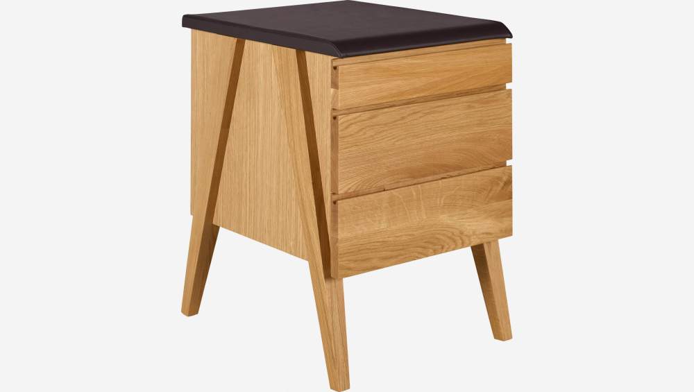 Caisson rangement de bureau - Chêne - Design by  Habitat Design Studio