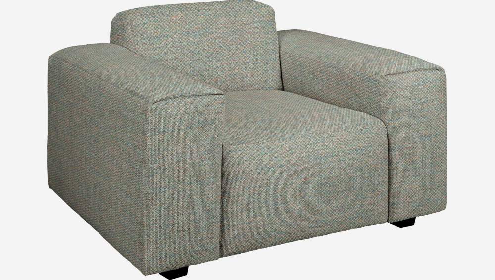 Fauteuil en tissu Bellagio - Vert lagon