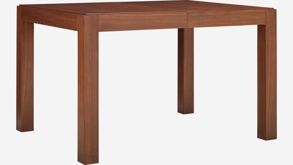 Table rectangulaire extensible en noyer