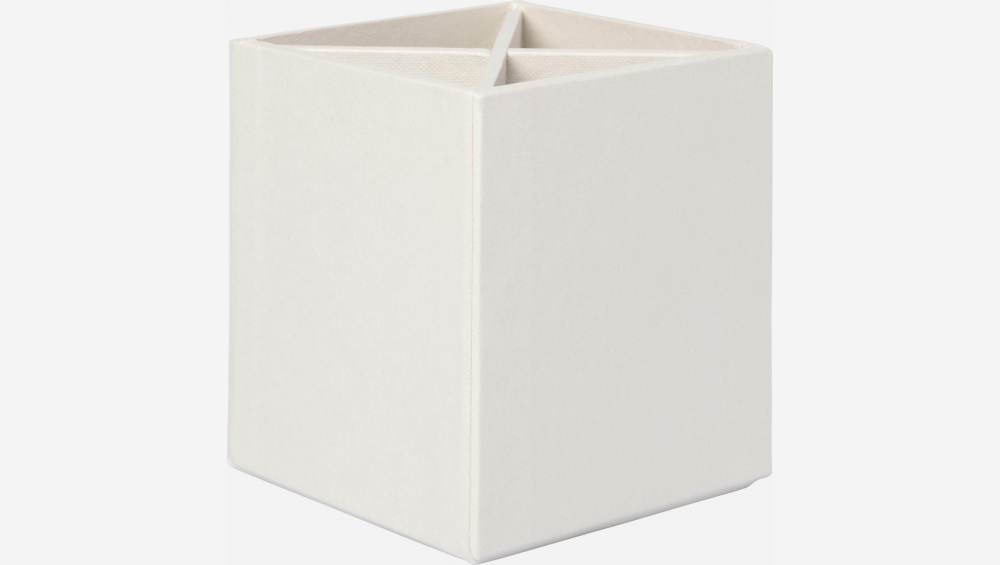 Organisateur de bureau en carton – 32 x 10,5 x 9,5 cm – Gris