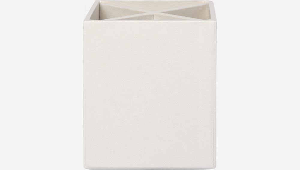 Organisateur de bureau en carton – 32 x 10,5 x 9,5 cm – Gris