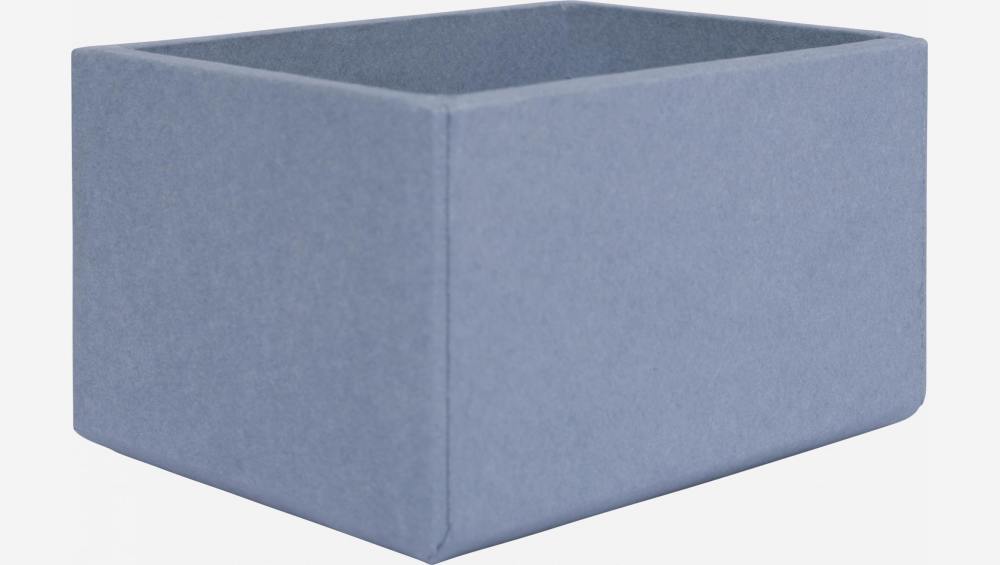 Organisateur de bureau en carton – 32 x 10,5 x 9,5 cm – Bleu