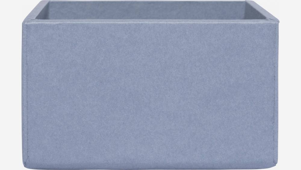 Organisateur de bureau en carton – 32 x 10,5 x 9,5 cm – Bleu