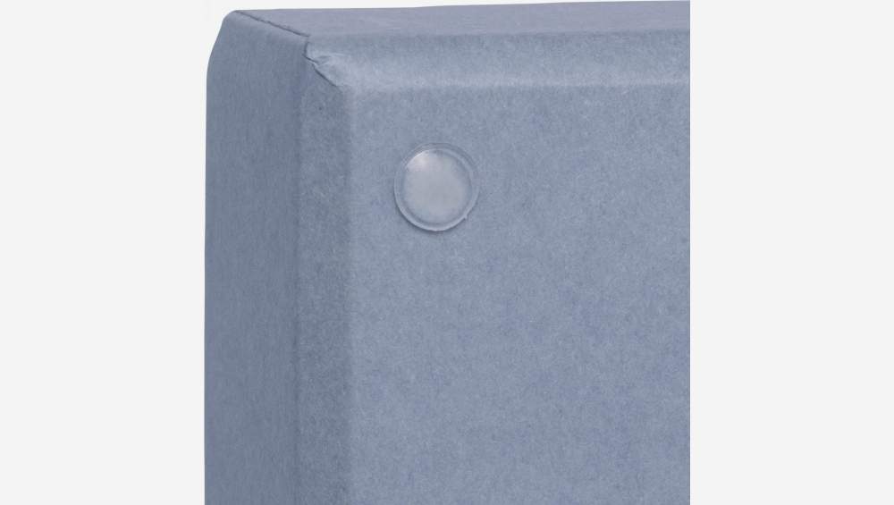 Organisateur de bureau en carton – 32 x 10,5 x 9,5 cm – Bleu