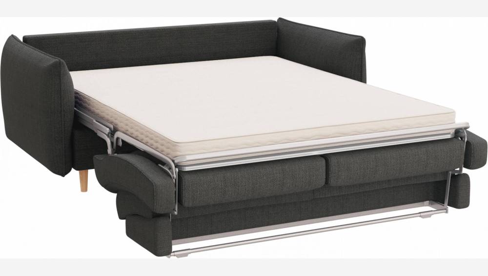 Canapé convertible 3 places en tissu - Gris