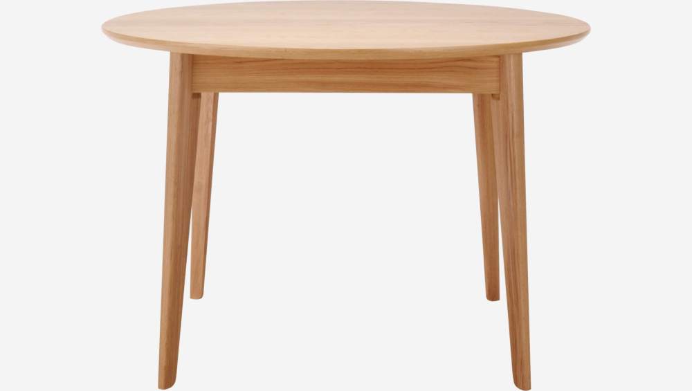 Table ronde extensible en chêne