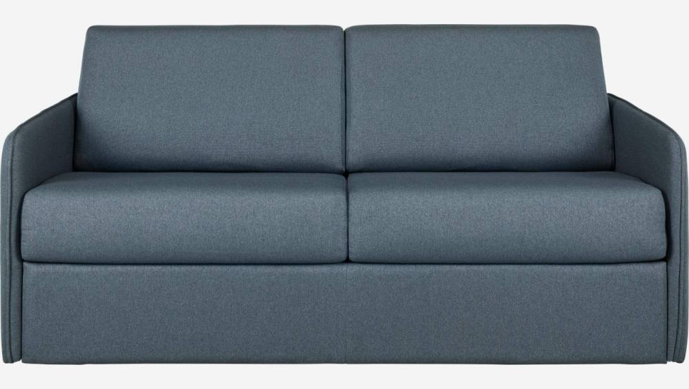 Canapé convertible 3 places en tissu - Gris Bleu