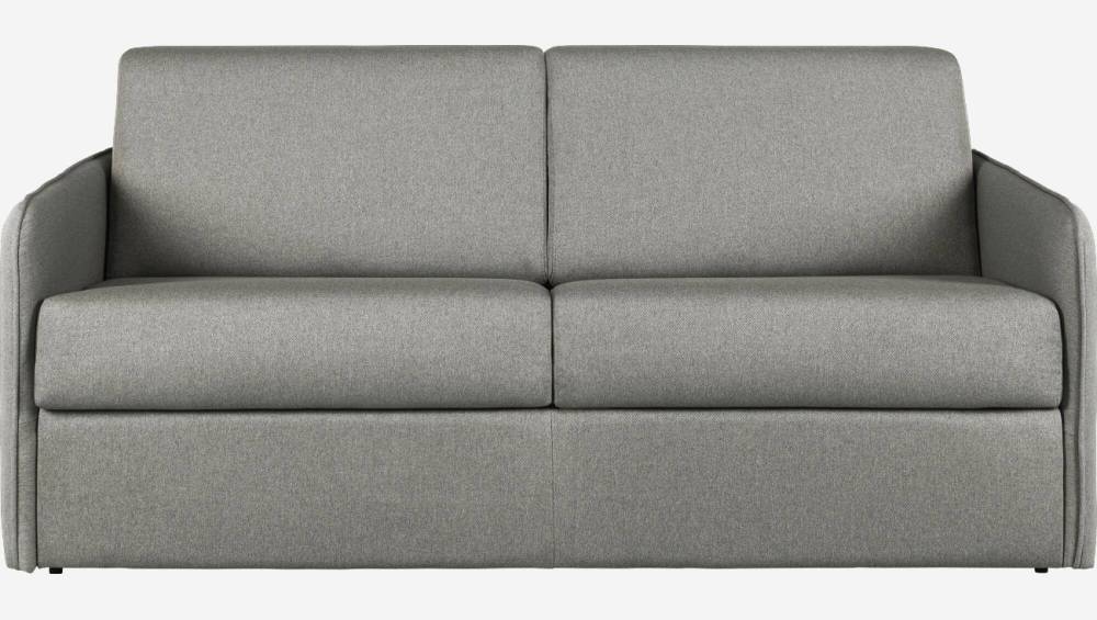 Canapé convertible 3 places en tissu - Gris