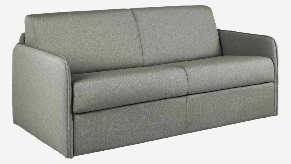 Canapé convertible 3 places en tissu - Gris