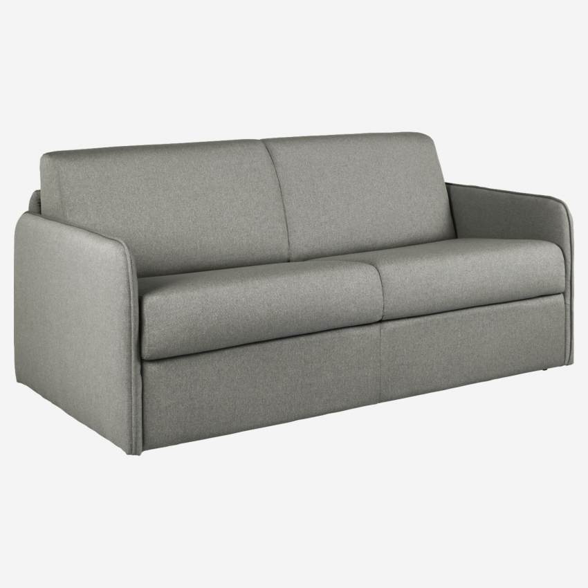 Canapé convertible 3 places en tissu - Gris