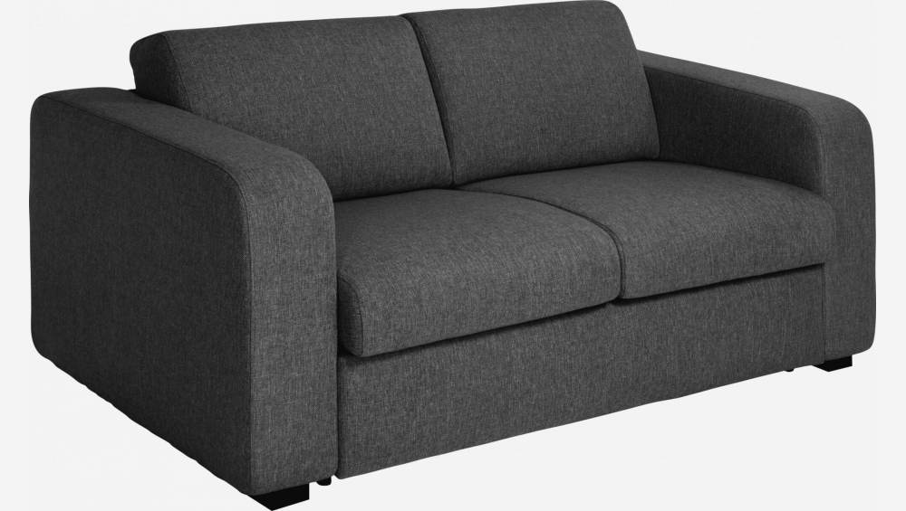 Canapé convertible compact en tissu - Gris foncé 