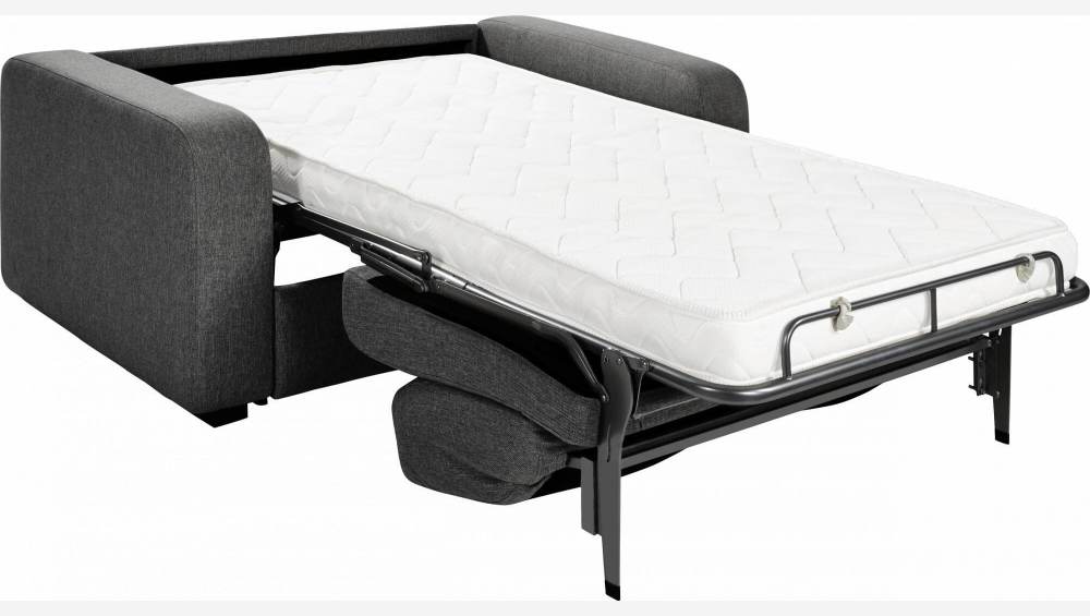 Canapé convertible compact en tissu - Gris foncé 