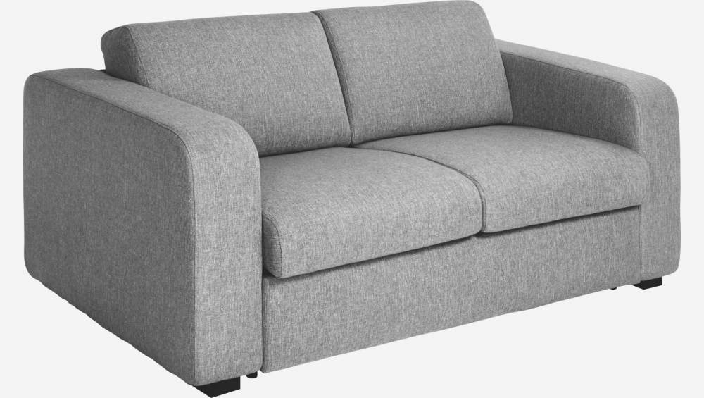 Canapé convertible compact en tissu - Gris 