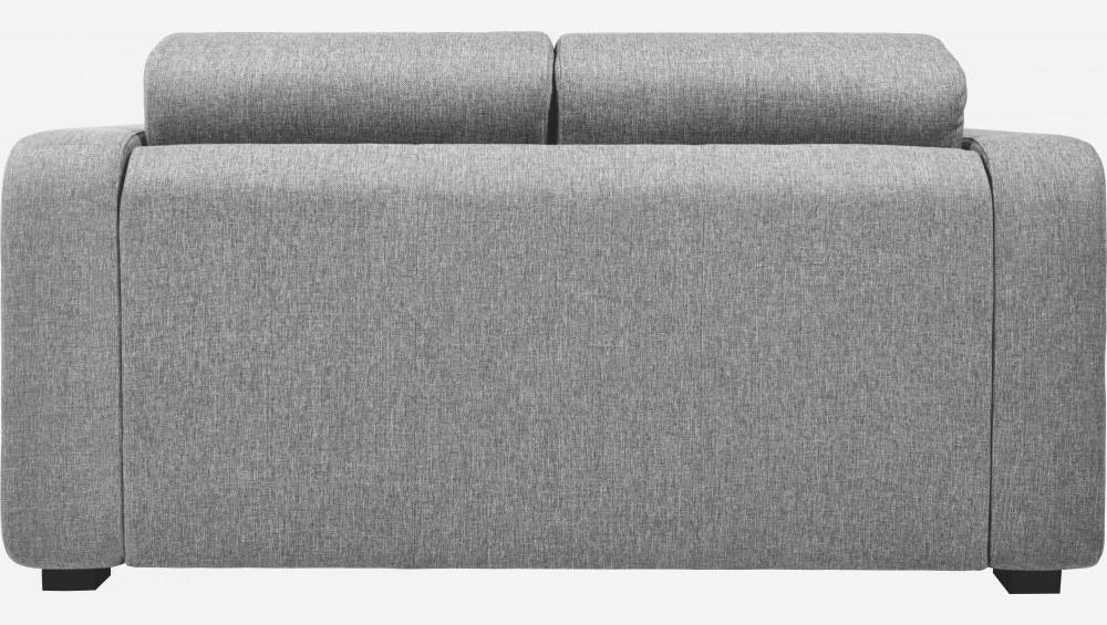 Canapé convertible compact en tissu - Gris 