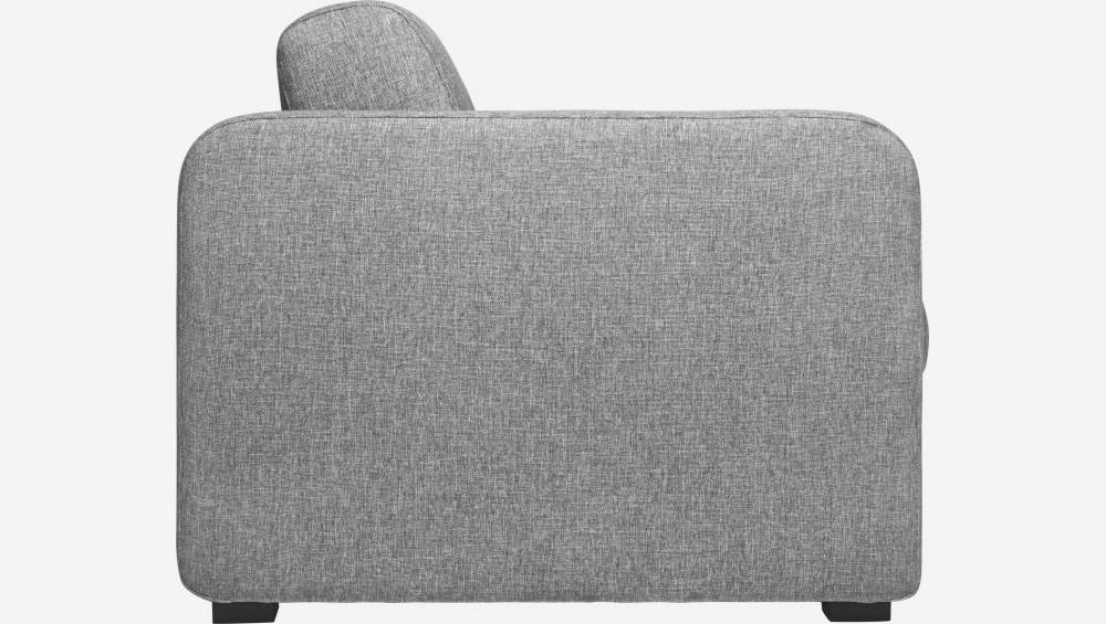 Canapé convertible compact en tissu - Gris 