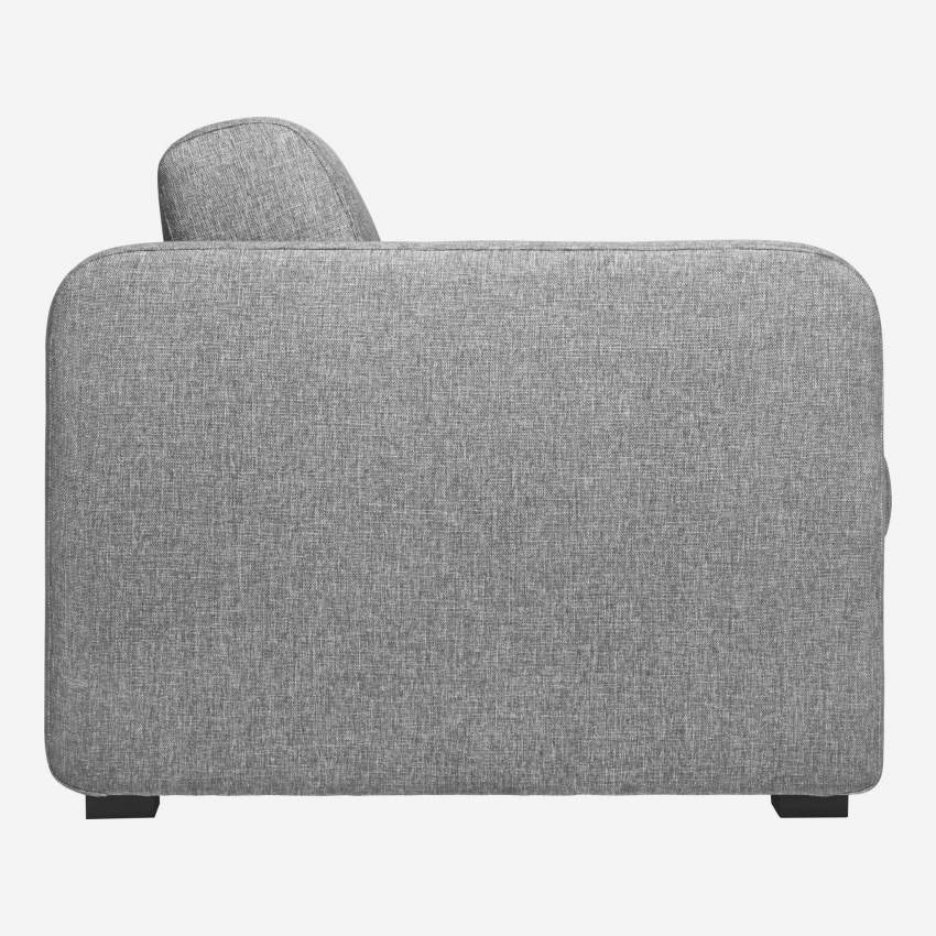 Canapé compact en tissu - Gris 