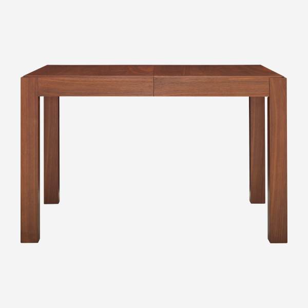 Table rectangulaire extensible en noyer