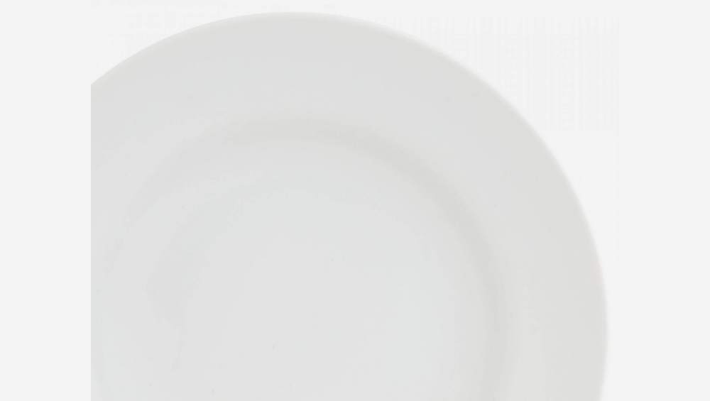 Assiette plate en porcelaine - 28 cm - Blanc - Design by Queensberry & Hunt