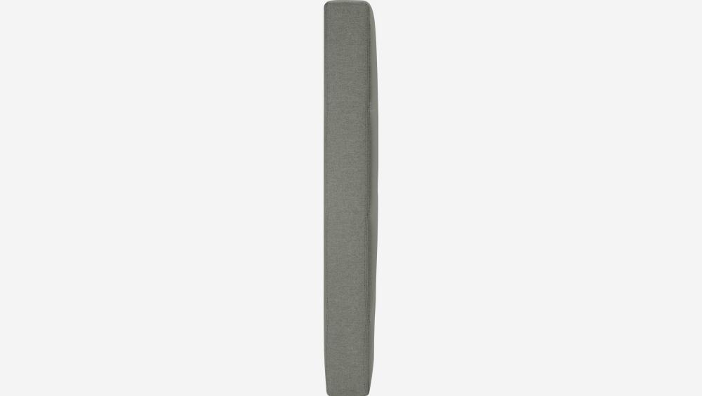 Tête de lit pour sommier en 140 cm en tissu gris clair