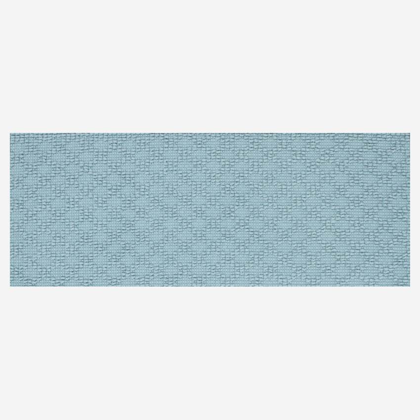 Tapis de bain en coton - 50 x 70 cm - Bleu