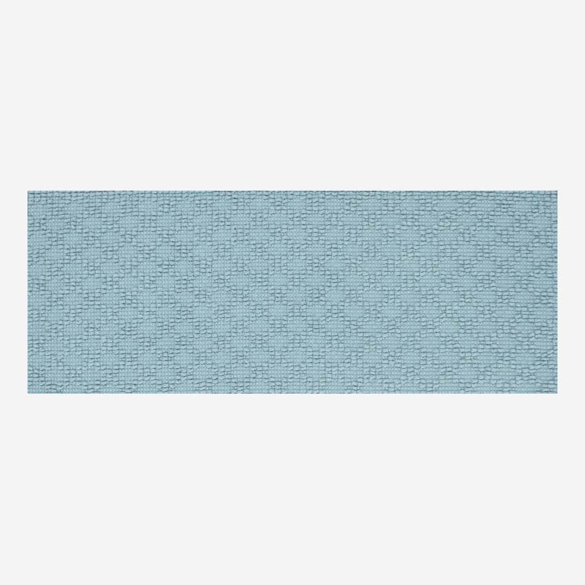 Tapis de bain en coton - 50 x 70 cm - Bleu