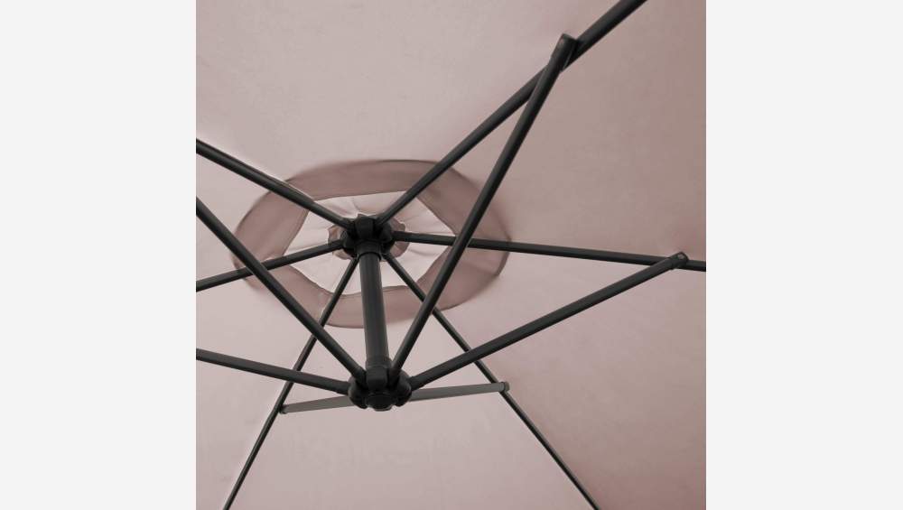 Parasol déporté - 300 cm - Taupe