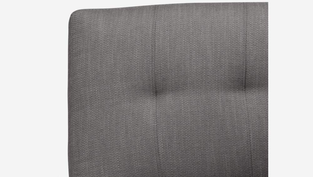 Chauffeuse d'angle gauche en tissu - Gris