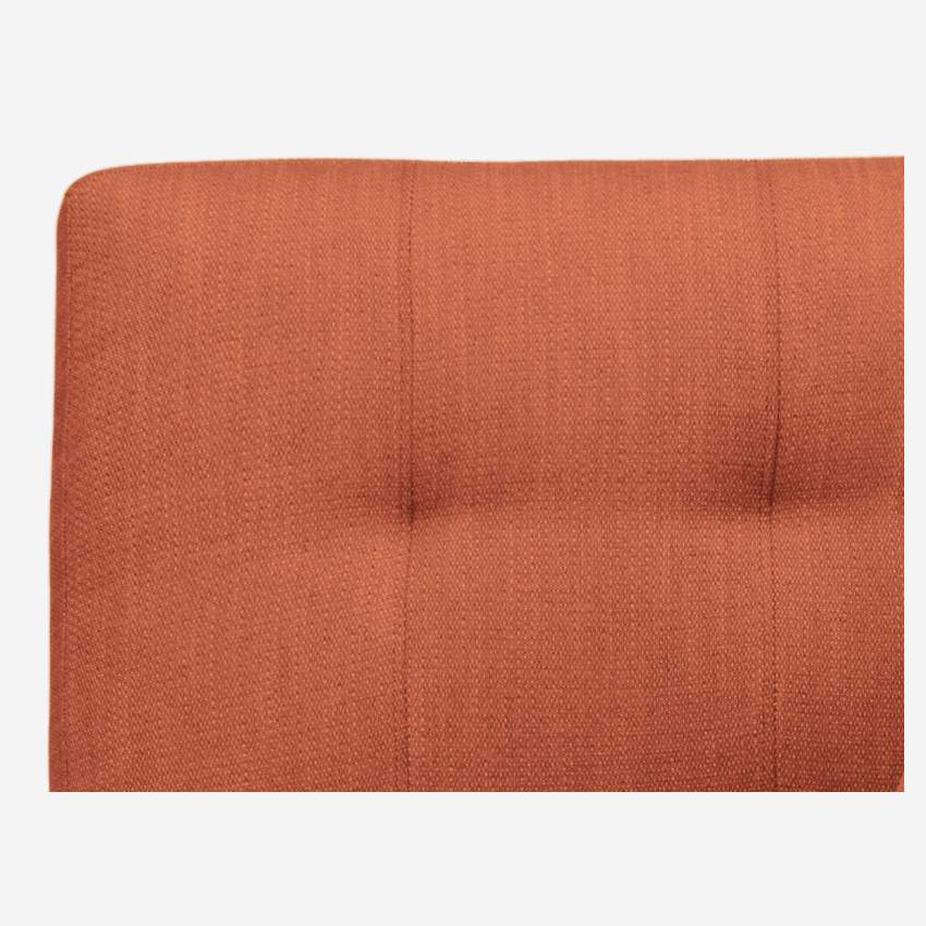 Chauffeuse d'angle gauche en tissu - Orange