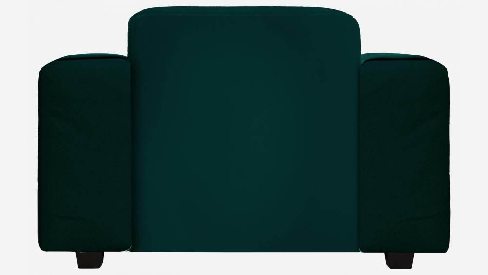 Fauteuil en velours - Vert émeraude