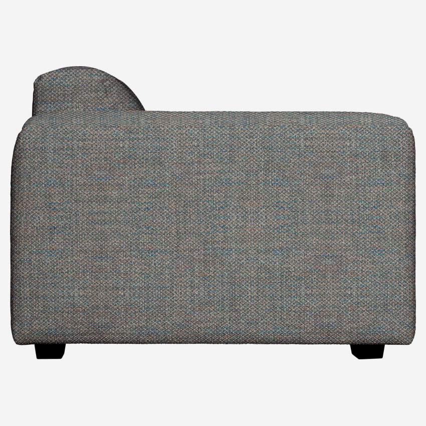 Fauteuil en tissu Bellagio - Bleu céleste