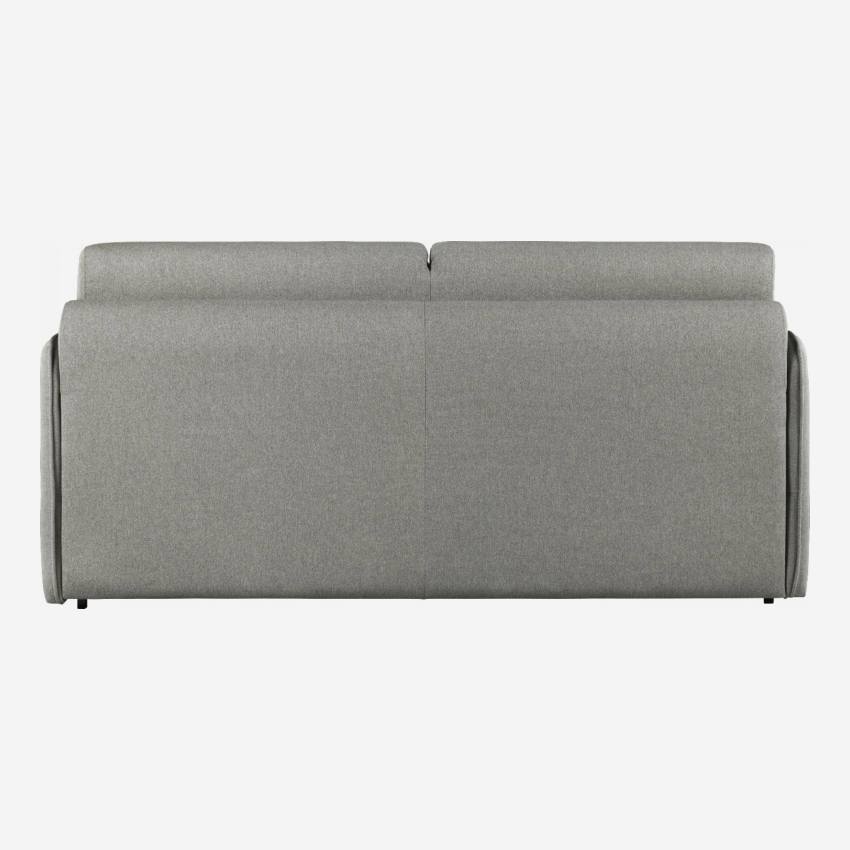 Canapé convertible 3 places en tissu - Gris