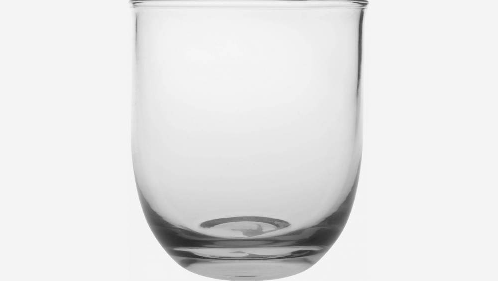 Gobelet en verre soufflé - Transparent