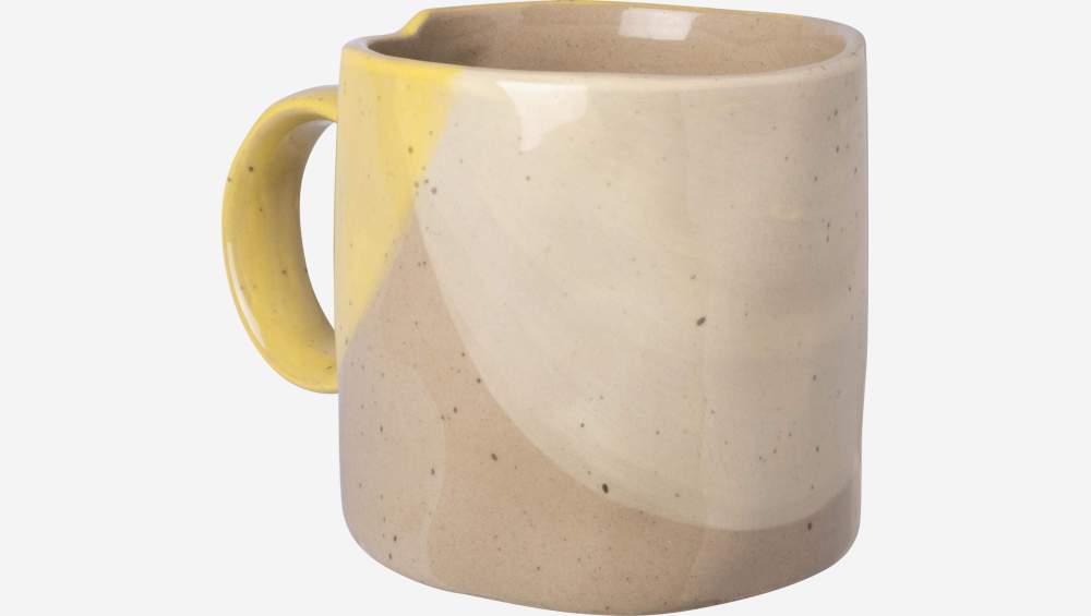 Mug en faïence - 350 ml - Jaune