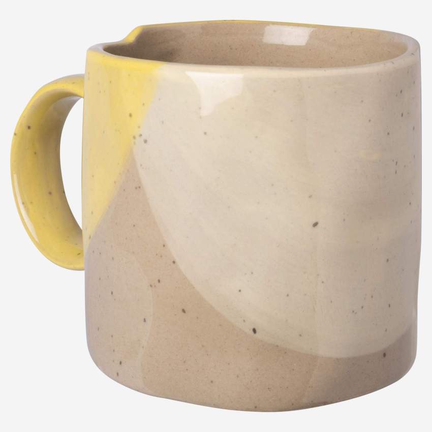 Mug en faïence - 350 ml - Jaune