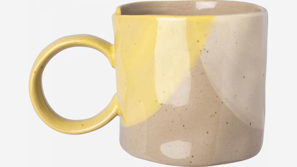 Mug en faïence - 350 ml - Jaune