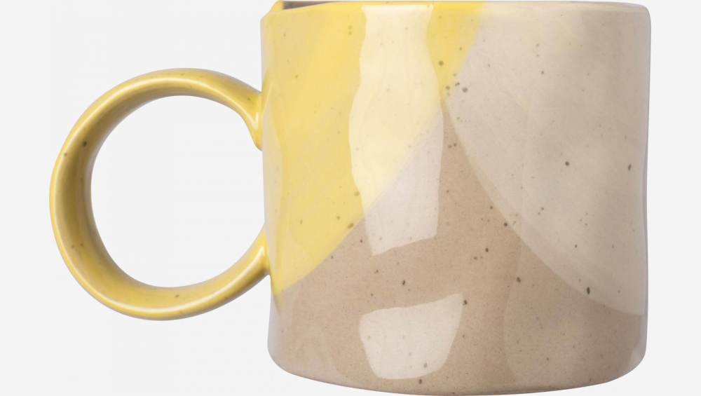 Mug en faïence - 350 ml - Jaune